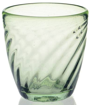 Swirl  (Various Colors) Green Double Old Fashioned