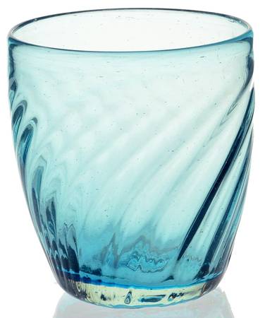 Swirl  (Various Colors) Aqua Double Old Fashioned