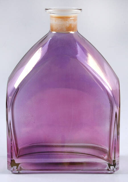 Rainbow Lavender-Green Decanter No Stopper