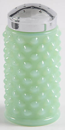 Gigi Jadeite Pepper Shaker with Metal Lid