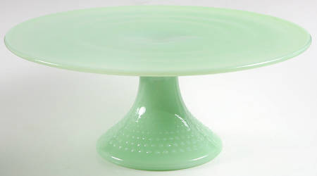 Gigi Jadeite 11" Diameter Pedestal Cake Stand