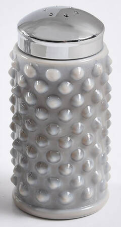 Gigi Marble Gray Pepper Shaker with Metal Lid