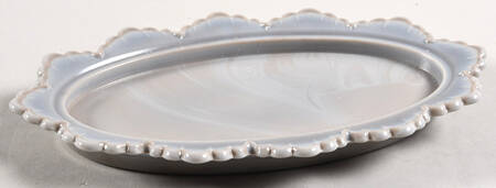 Gigi Marble Gray 1/4 Pound Butter Dish, No Lid