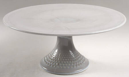 Gigi Marble Gray 12" Diameter Cake Stand/Pedestal