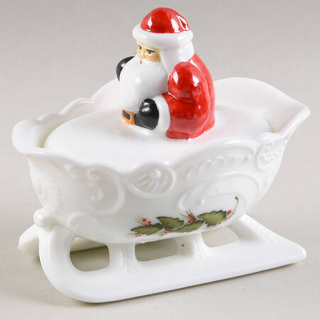 Holiday Animals & Figurines #1872 Santa on Sleigh