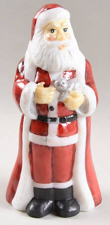 Holiday Animals & Figurines #5249 Santa with Kitten