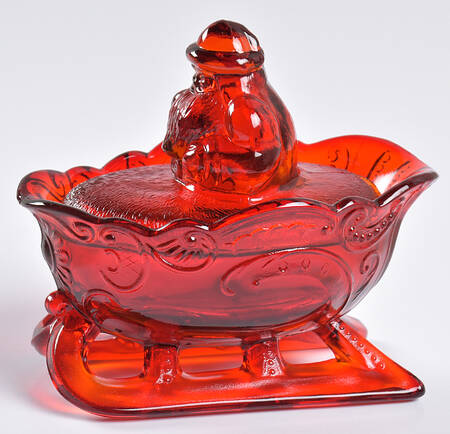 Holiday Animals & Figurines #1872 Santa on Sleigh
