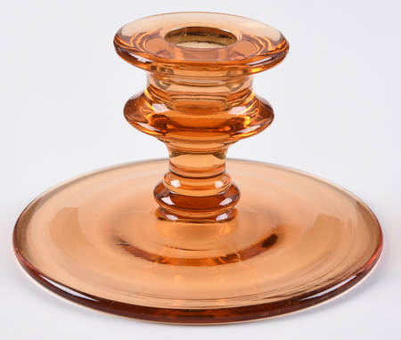 100 Amber Single Light Candlestick