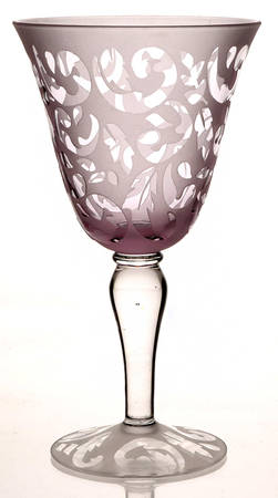 MWC4 Pink Water Goblet
