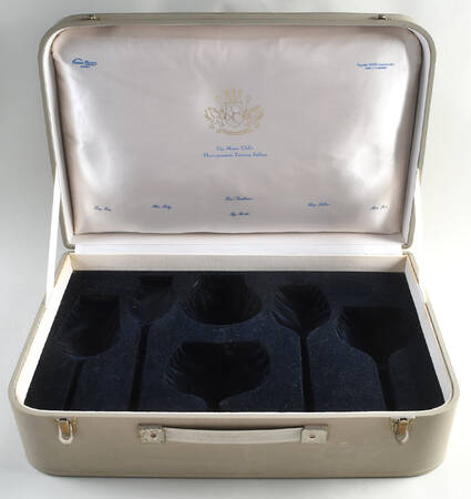 Moser Club's Physiognomical Snifters Case for 6 Piece Toasting Snifter Set