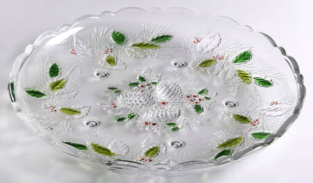 Winter Forest 14" Round Platter