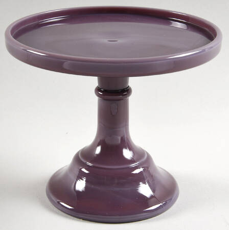 Eggplant 6" Diameter Pedestal Cake Stand