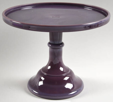 Eggplant 9" Diameter Pedestal Cake Stand