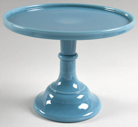 Georgia Blue 9" Diameter Pedestal Cake Stand