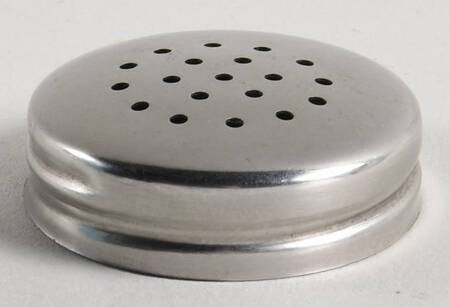Panel Georgian Blue Metal Lid for Shaker