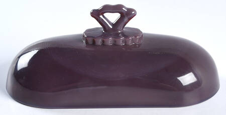 Anna Eggplant Lid for 1/4 Pound Butter