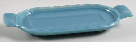 Anna Georgia Blue 1/4 Pound Butter Dish, No Lid