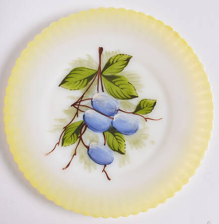 Petalware Fruit (Yellow Edge) Monax Salad Plate