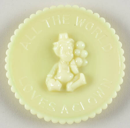 All the World Loves a Clown Plate Miniature Plate
