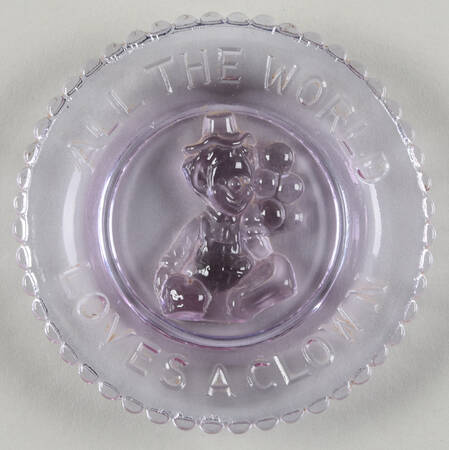 All the World Loves a Clown Plate Miniature Plate by Mosser (Ohio)