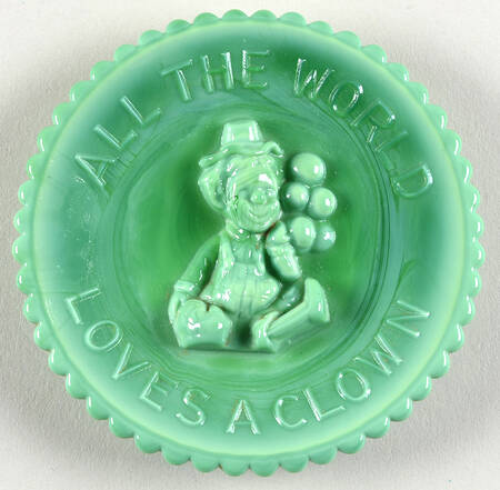 All the World Loves a Clown Plate Miniature Plate by Mosser (Ohio)