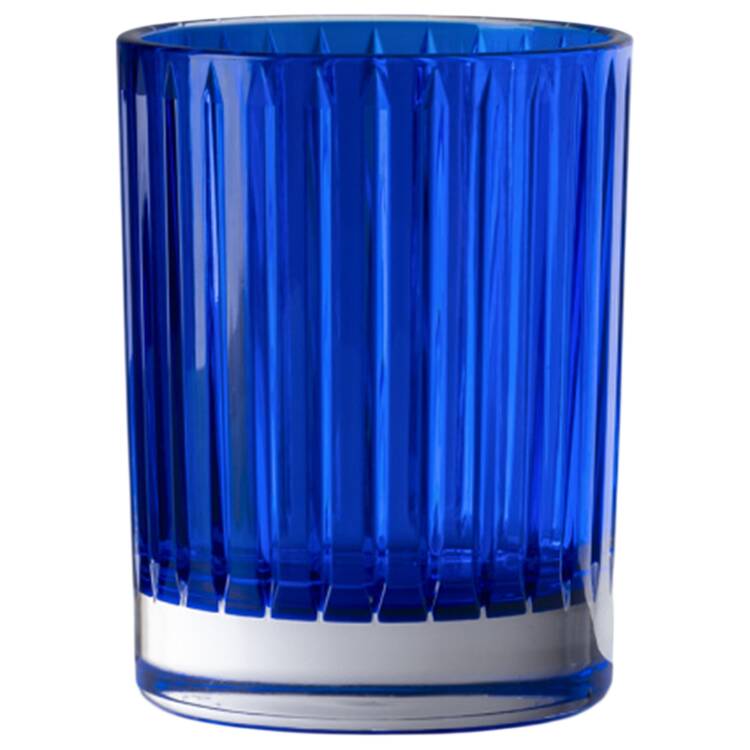 Pie (Acrylic) Blue Double Old Fashioned