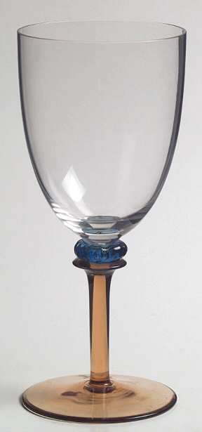 Acropolis Amber Wine Glass