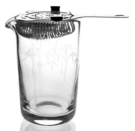 Bamboo (Smooth Stem) Mixing Pitcher & Strainer