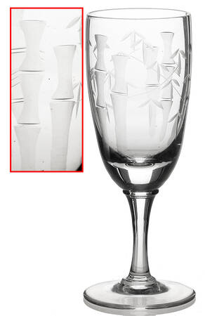 Bamboo (Smooth Stem) Sherry Glass