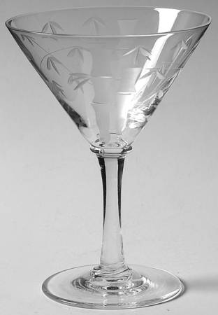Bamboo (Smooth Stem) Martini Glass