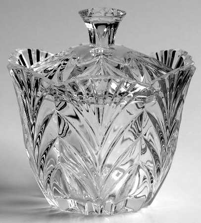 Crystal Treasury Sugar Bowl & Lid