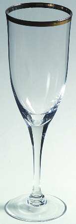 Gold & Platinum Fluted Champagne