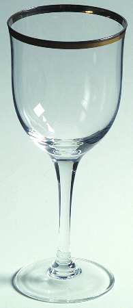 Gold & Platinum Wine Glass