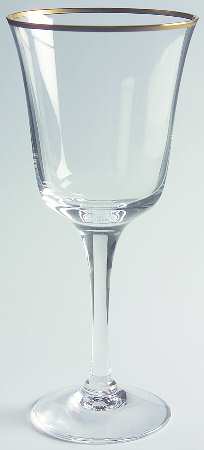 Heritage-Clear (Gold Trim) Wine Glass