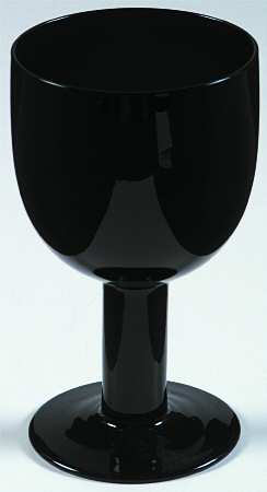 Novus-Black Wine Glass