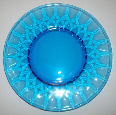Perspective-Blue Luncheon Plate