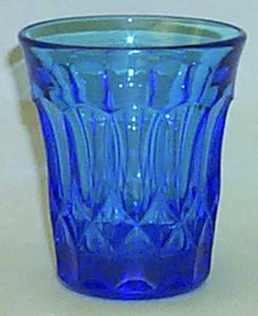 Perspective-Blue Flat Juice Glass