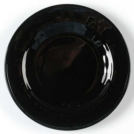 Perspective-Black Luncheon Plate