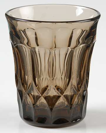 Perspective-Brown Flat Juice Glass