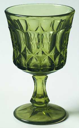 Perspective-Green Wine Glass