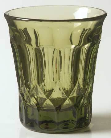 Perspective-Green Flat Juice Glass