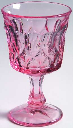 Perspective-Pink Wine Glass