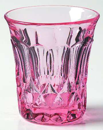 Perspective-Pink Flat Juice Glass