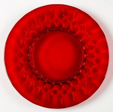 Perspective-Ruby Luncheon Plate