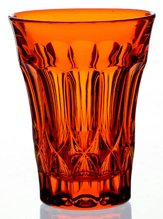 Perspective-Tangerine 10 Oz Flat Tumbler