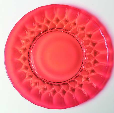 Perspective-Tangerine Luncheon Plate