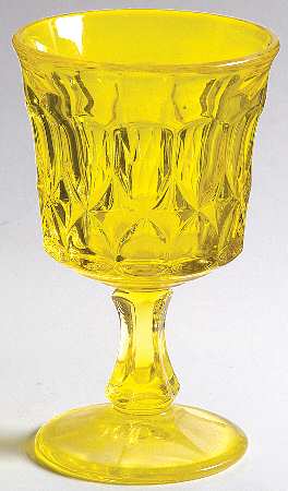 Perspective-Yellow Wine Glass