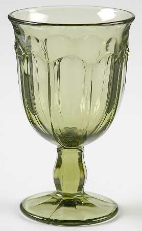 Provincial-Moss Green Wine Glass