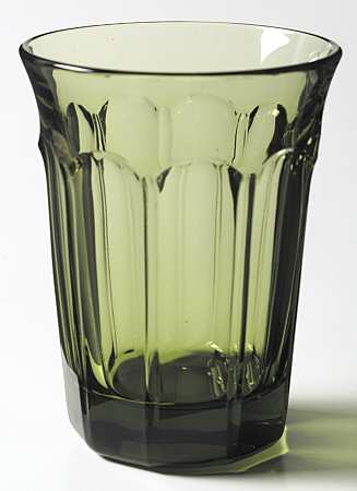 Provincial-Moss Green Flat Tumbler