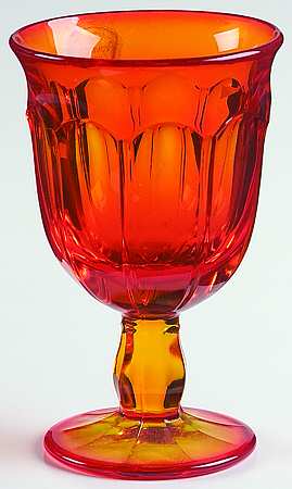 Provincial-Orange Wine Glass